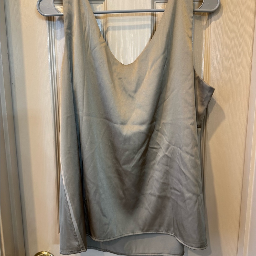 Stylish Taupe Sleeveless Top